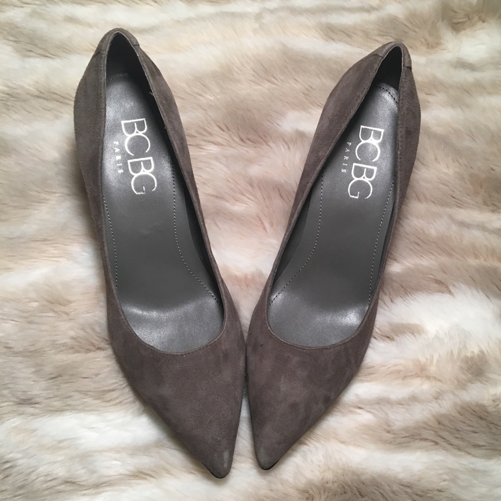 Gray BCBG Heels
